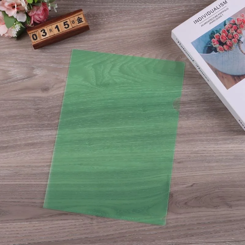 A4 pp L shape file folder in colorful