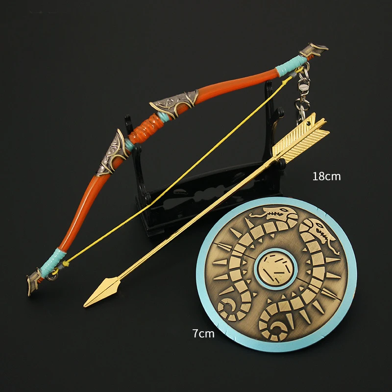 Legend of Zelda Game Peripheral Figure Metal Weapon Model Keychain Boomerang Katanas Knife Cosplay Christmas Toys