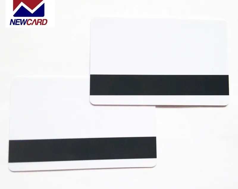 PVC Printable Black Matte Metal Credit Card size Magnetic Strip