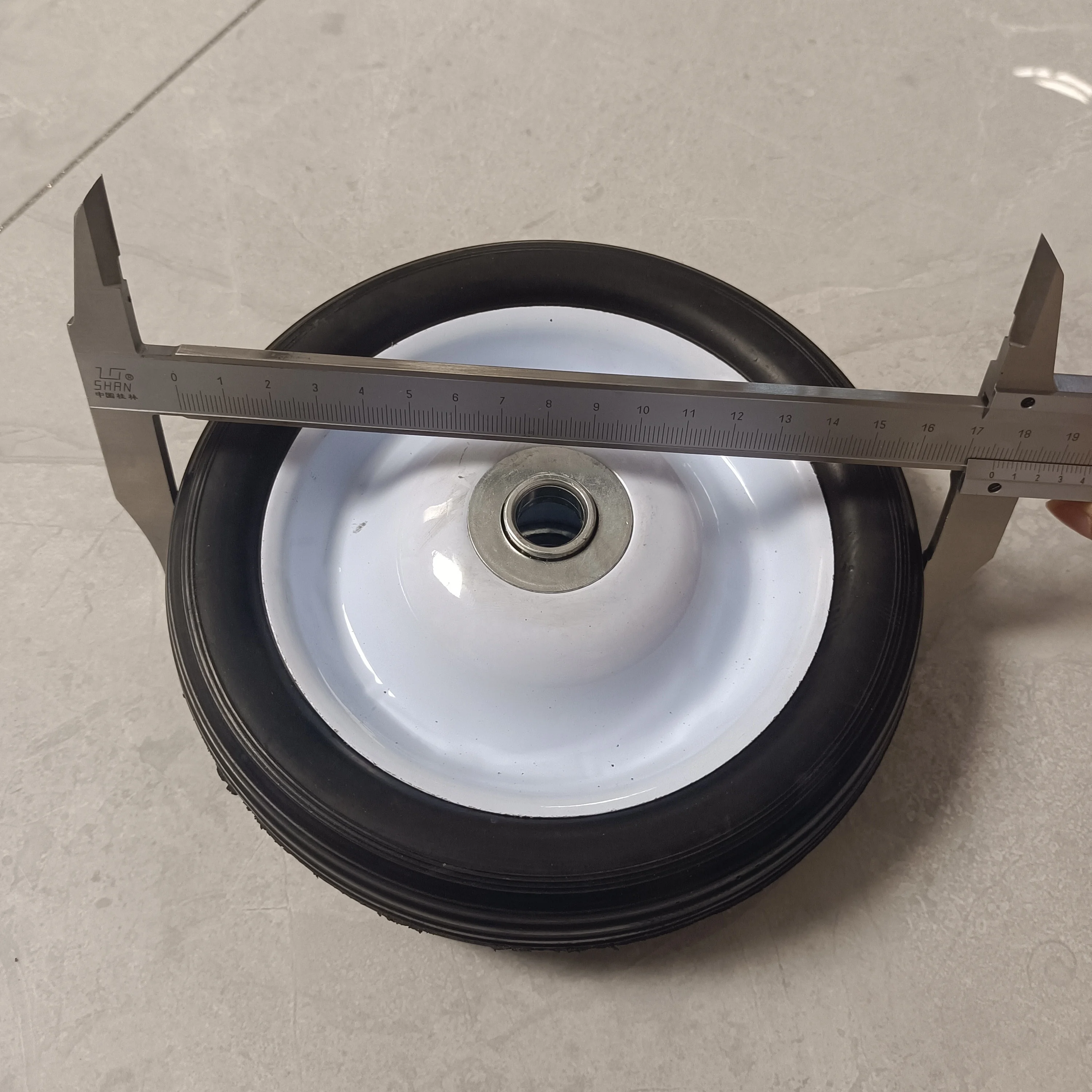 7' solid rubber wheel for mini agricultural machinery