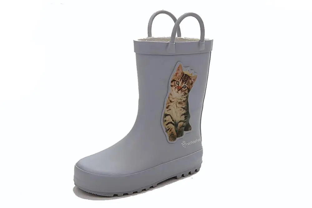 kids children manufacturer comfortable start printed rubber wellies wellington rain boots for boy