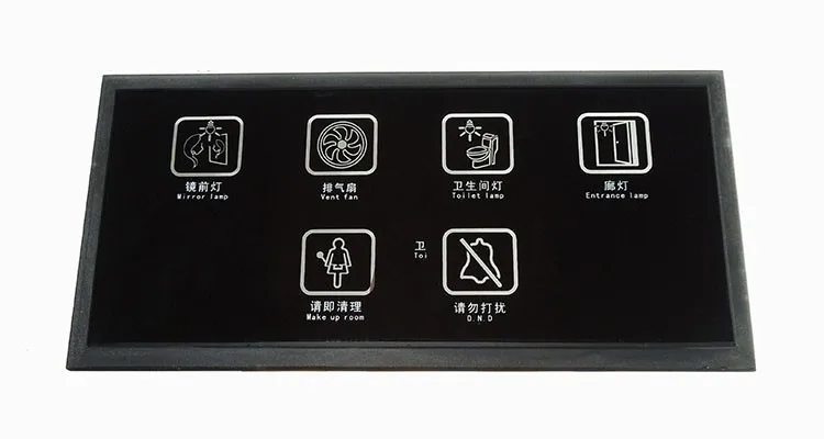 
Customized smart table top silk screen decoration control switch panel 