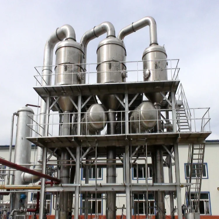 
single effect fruit juice vacuum concentration evaporation machine/multiple effect evaporator 