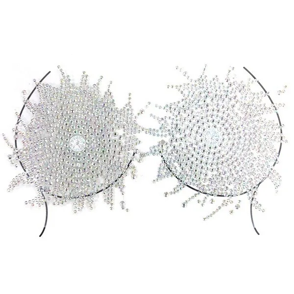 Dropshipping Party Sexy Girls Breast Body Chest Gem Stickers Crystal Nipple Stickers Festival Rhinestone Tattoo Stickers