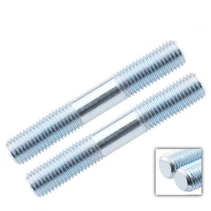 DIN2509 Carbon Steel Black Oxide Double End Threaded Studs Half Thread Stud
