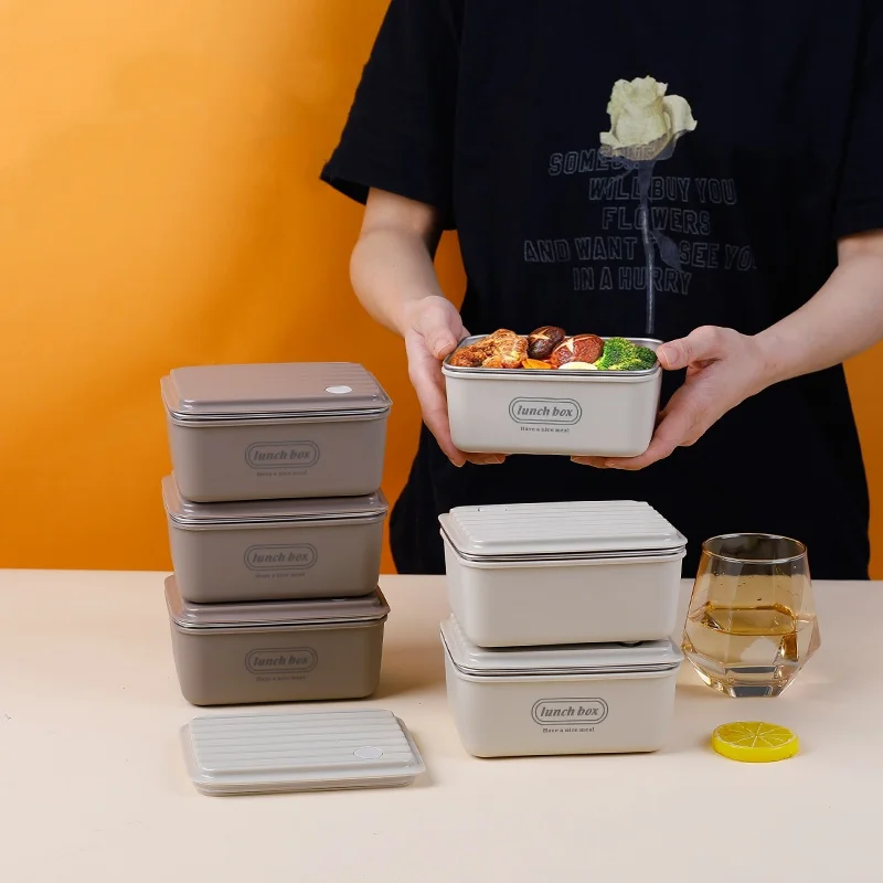 304 Stainless Steel Lunch Boxes Set Meal Boxes with Insulated Bag Tiffin Lunch Box Stainless Steel