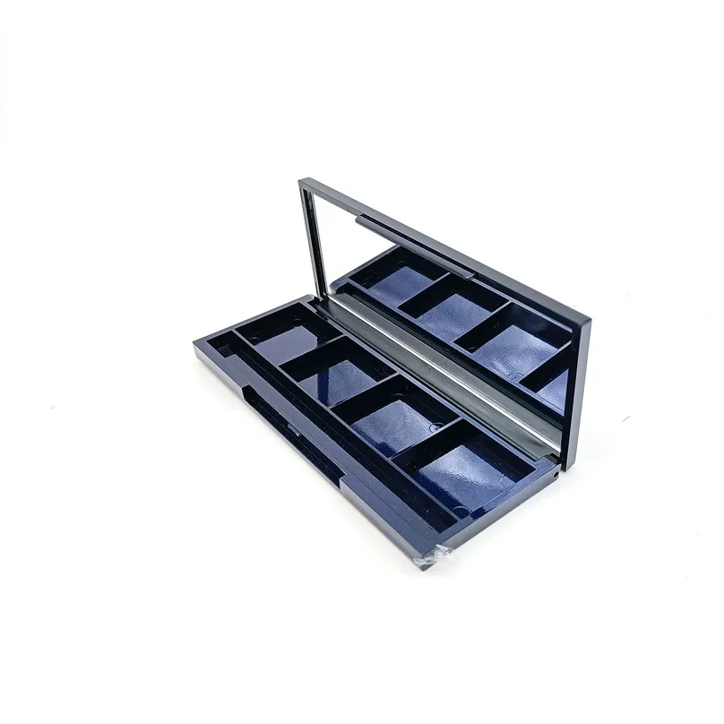 Weili Luxury Makeup  4 Color Blush Compact Powder Case Empty Eye Shadow Palette