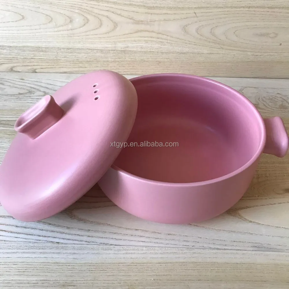 A hot selling Japanese modern variety of handmade steamer steamer casserole ceramic heat-resistant kitchen soup pot