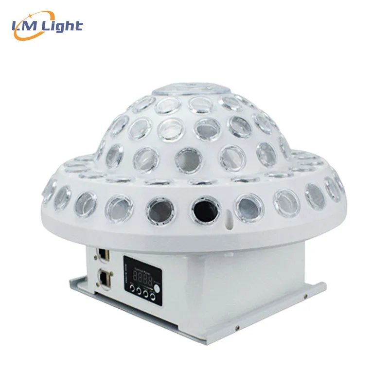 Hot sell DMX sound control magic ball rgb led stage light indoor stage show rgb animation dj disco laser light