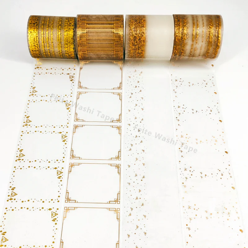 Custom make kawaii japanese printed paper decorative washi tape set washi