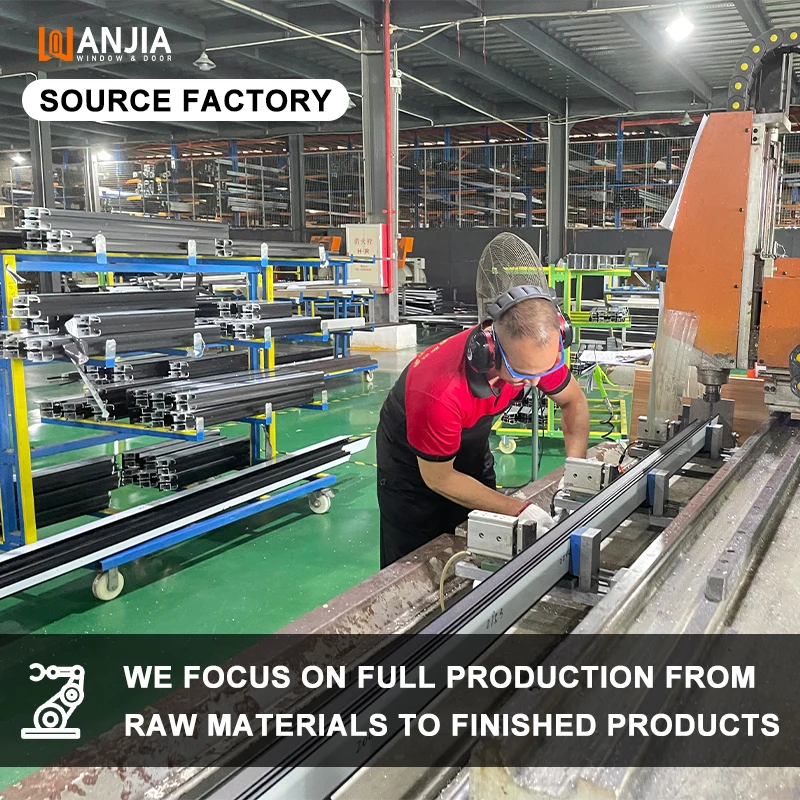 WANJIA Factory Automatic Double Glass 3 Track Slide Door Interior Sliding Door System Customized Color Patio Sliding Door