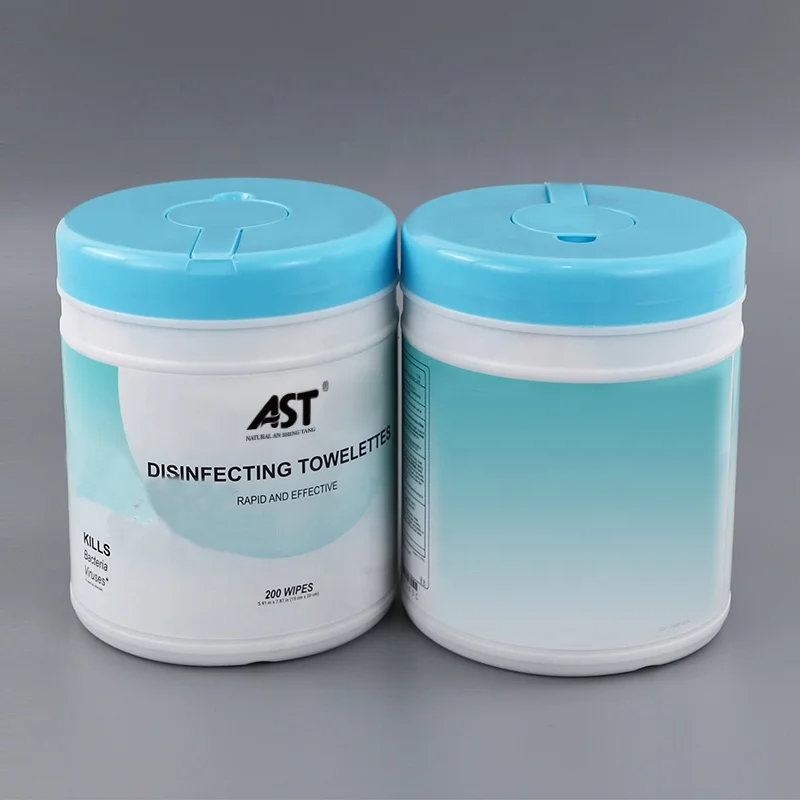 Oil Absorbent Barrel Industrial Wet Towel Scrubbing Cloth Dry tissues  in Canister ,Bucket , Tub