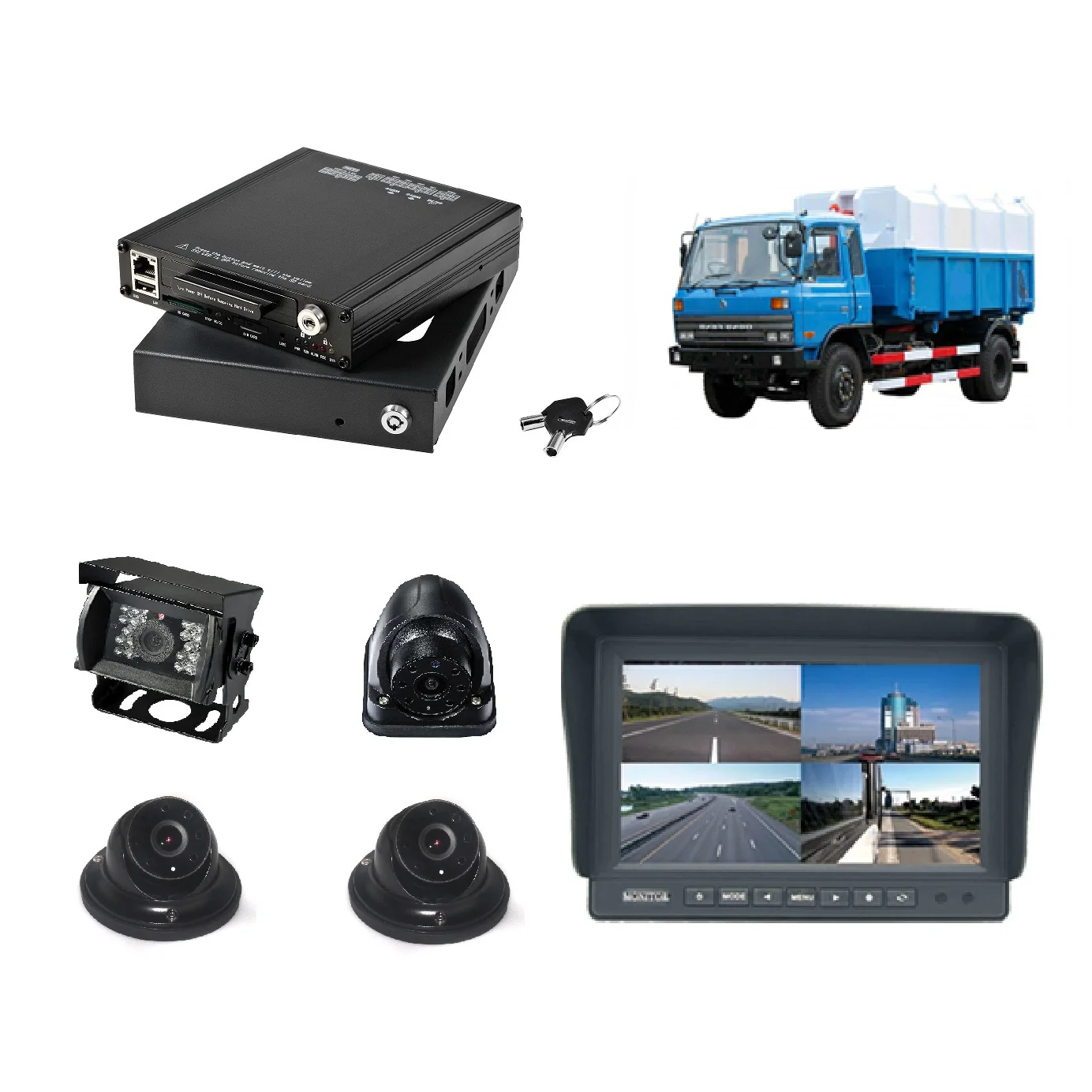 4-канальный видеорегистратор 8-канальный 1080P антивибрационные MDVR GPS 3G Wi-Fi