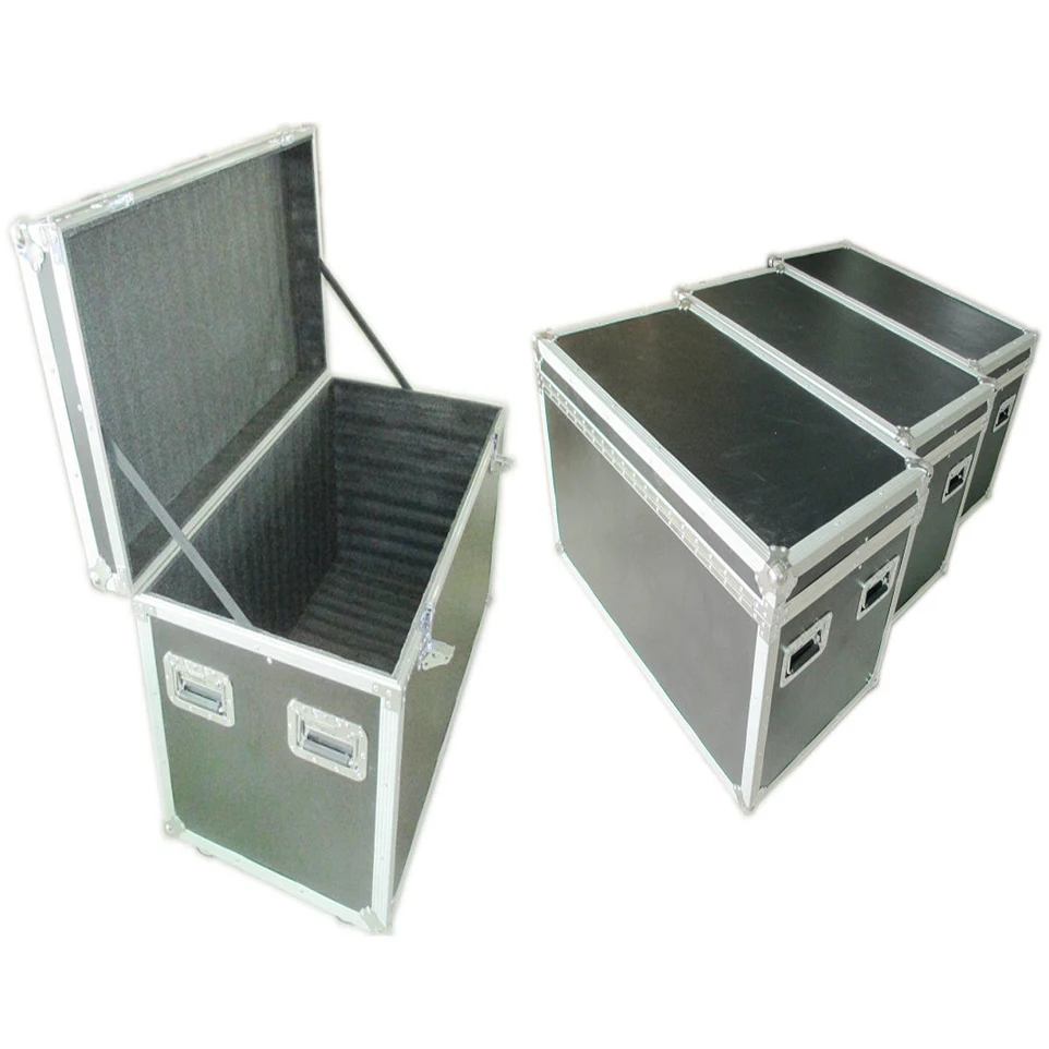 Guaranteed Quality Unique Gray Silver Aluminium Flight Case With Wheels