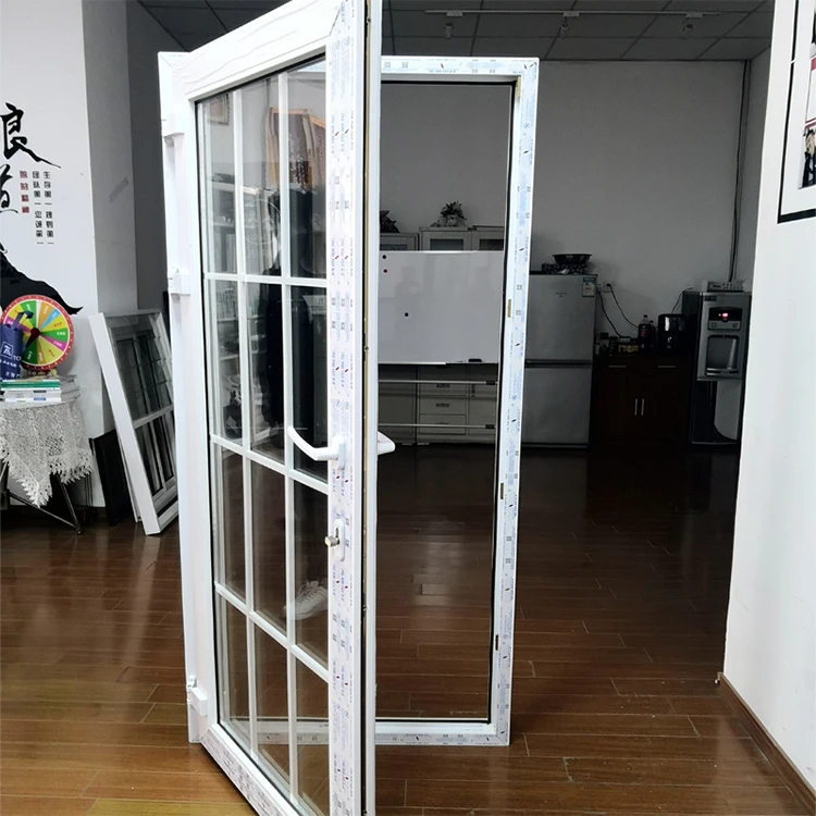 Современный стиль upvc/ПВХ раздвижные окна с декоративными решетками