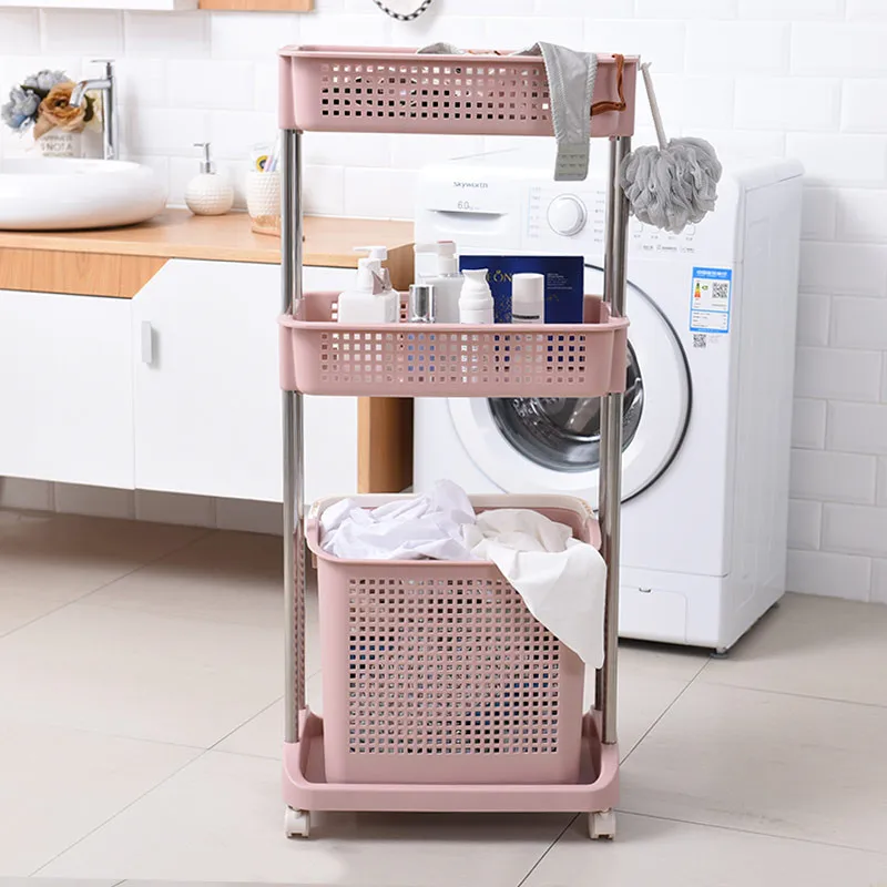 2020 new arrival  large laundry basket high quality 3 tier laundry basket taizhou clothes laundry basket