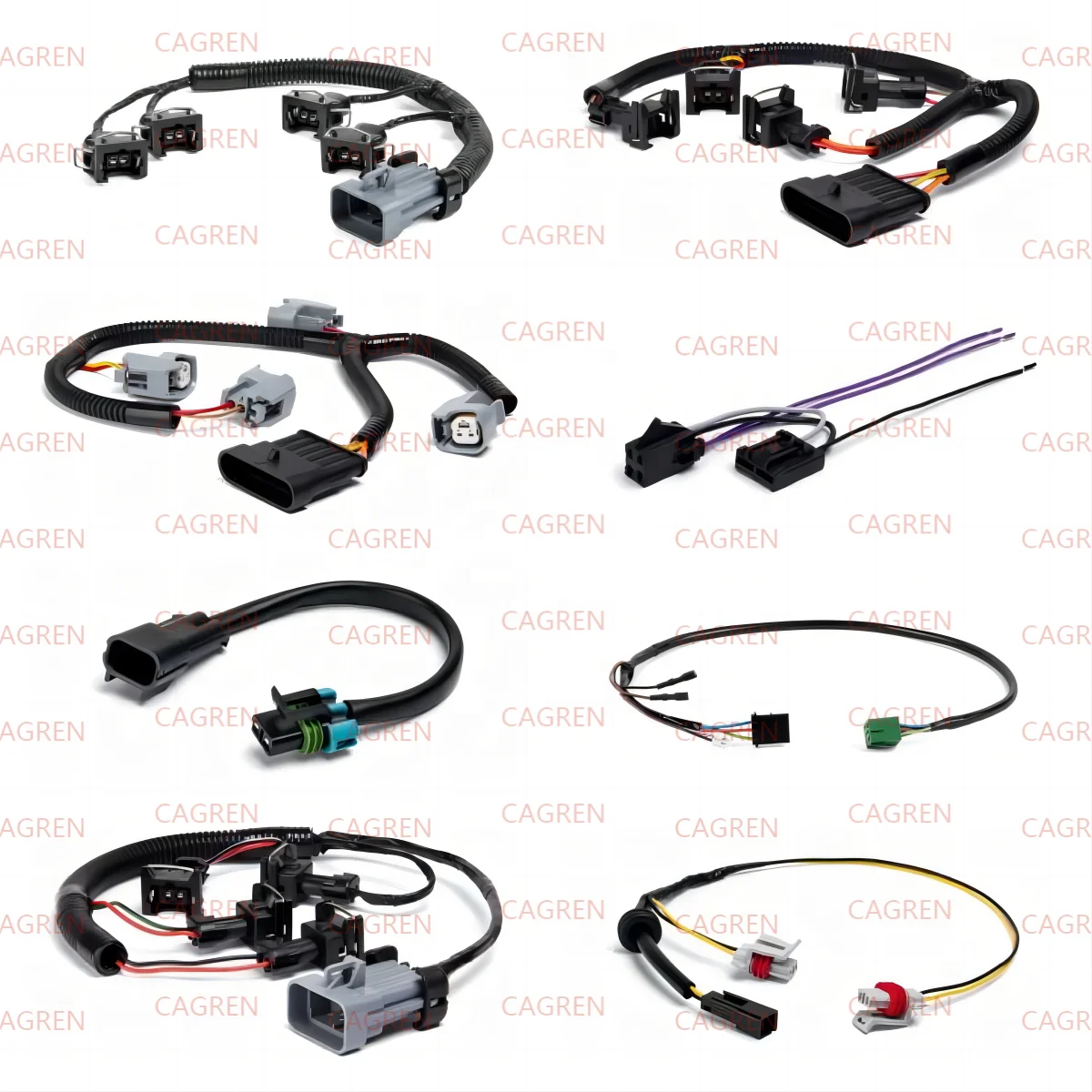 Wring Harness HX309 Connector 12129140 2-pin to injector 0280158502 for car Lada (VAZ), GAZ, with wires