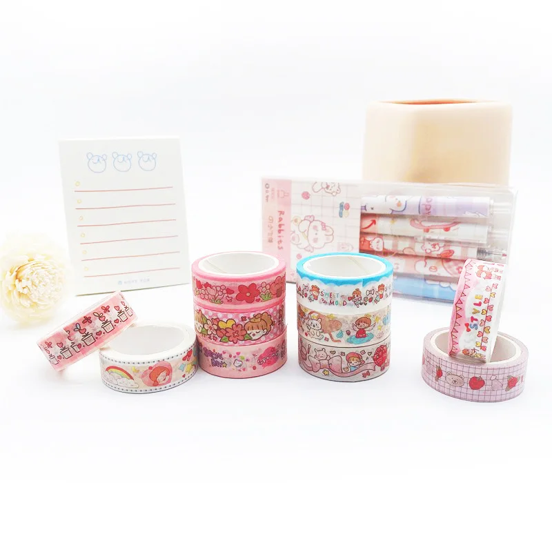 Vograce Cheap Wholesale High Quality Custom Printing Multipurpose Colorful Frog Logo Washi Tape