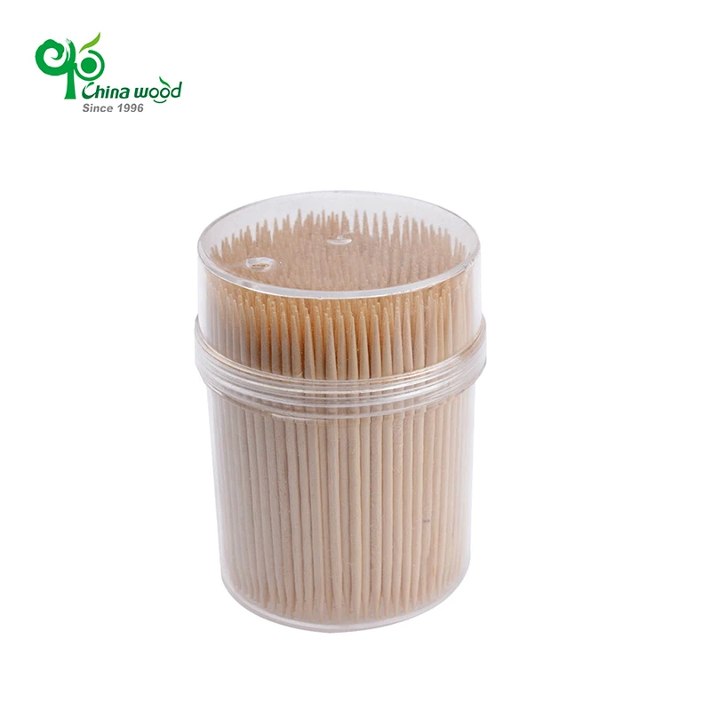 Environmentally Friendly Teeth Cleaning Wood Mint Flavor Toothpicks in bulk package for sale