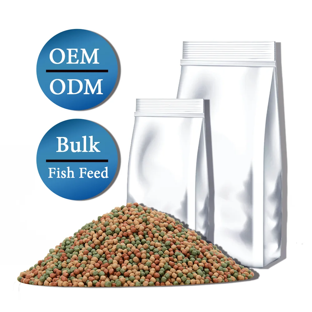 Koi Fish Food Three-in-one Particle Fish Feed Factory Wholesale High Protein Goldfish Feed  Fish Food