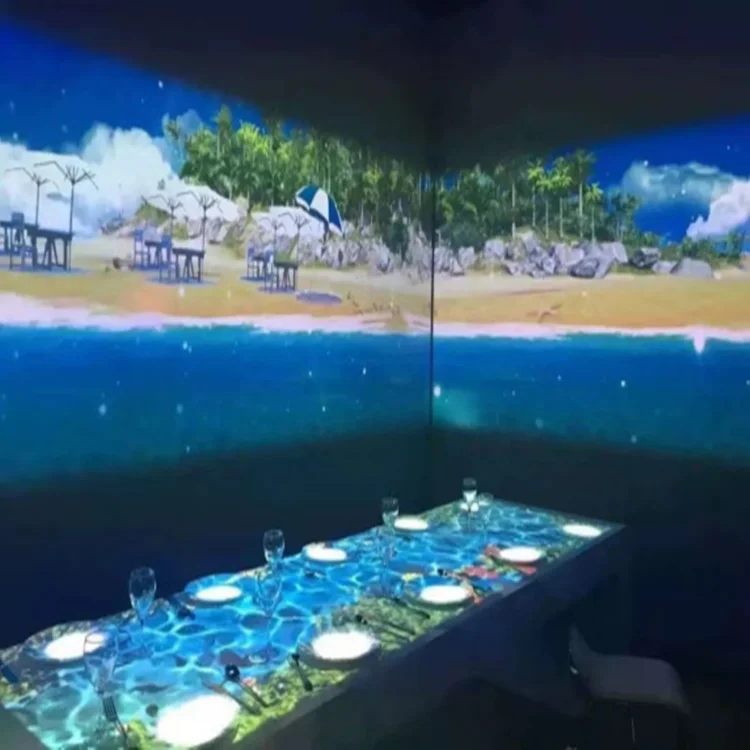 Competitive Price Rear Projection Transparent Screen Holographic Veil Screen