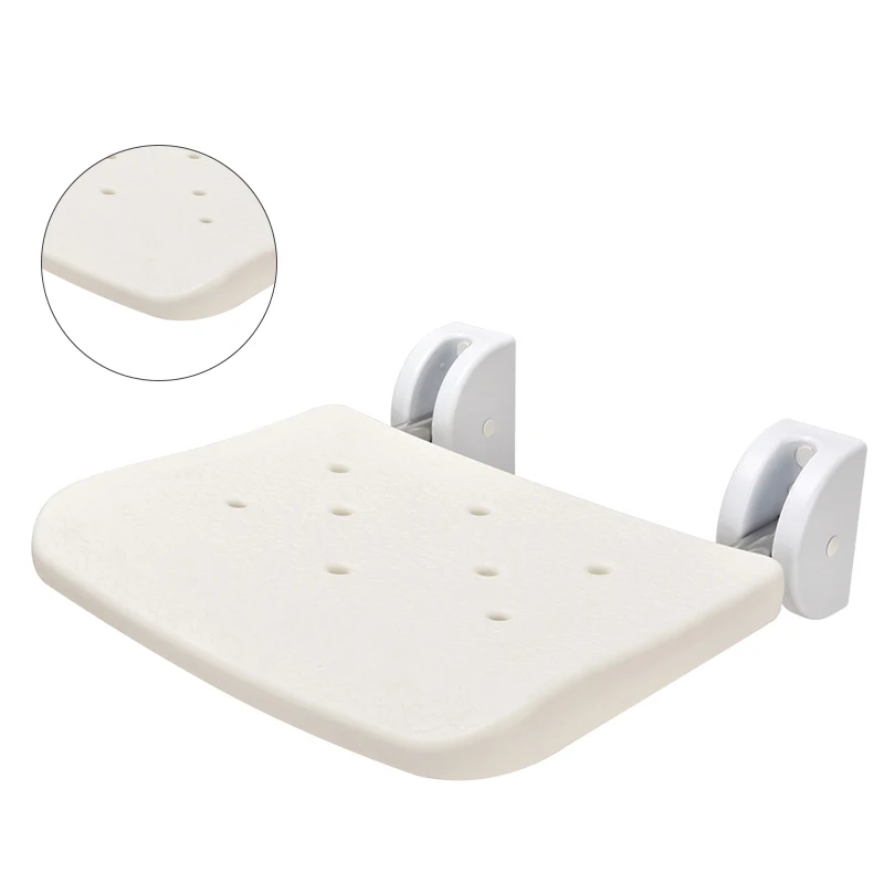 Nursing Home Wall Mounted Folding Shower Seat Mobile Toilet Lightweight Commode Chair Bath Shower Chairs