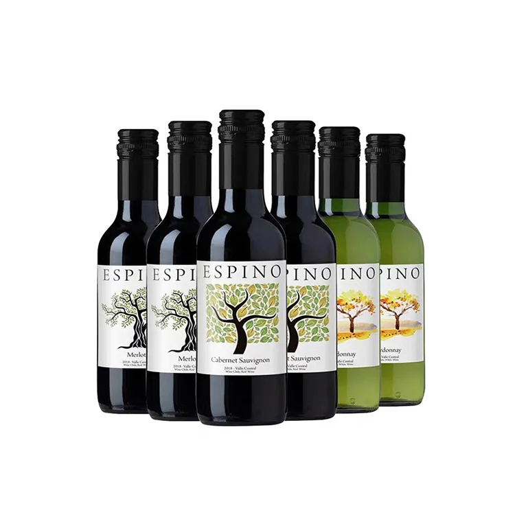 
Custom Printing Personalized Self-adhesive Champagne Red Wine Bottle Labels 