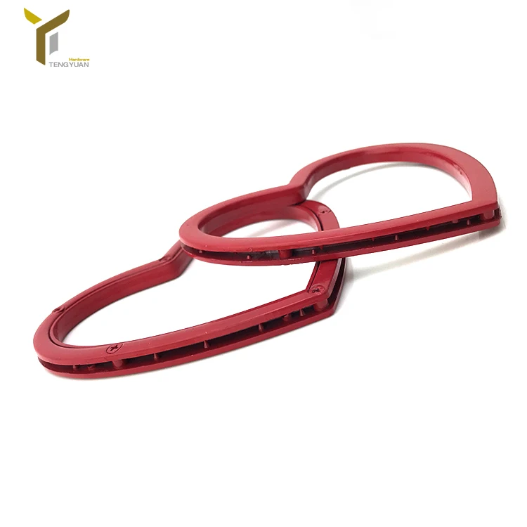 Zinc alloy spray painting process Ring Buckle Hardware Bags Clip Metal heart-shaped handle for bags