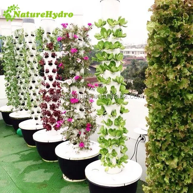Cultivation Vertical Hydroponic Growing System Tower for Vegetables Strawberry