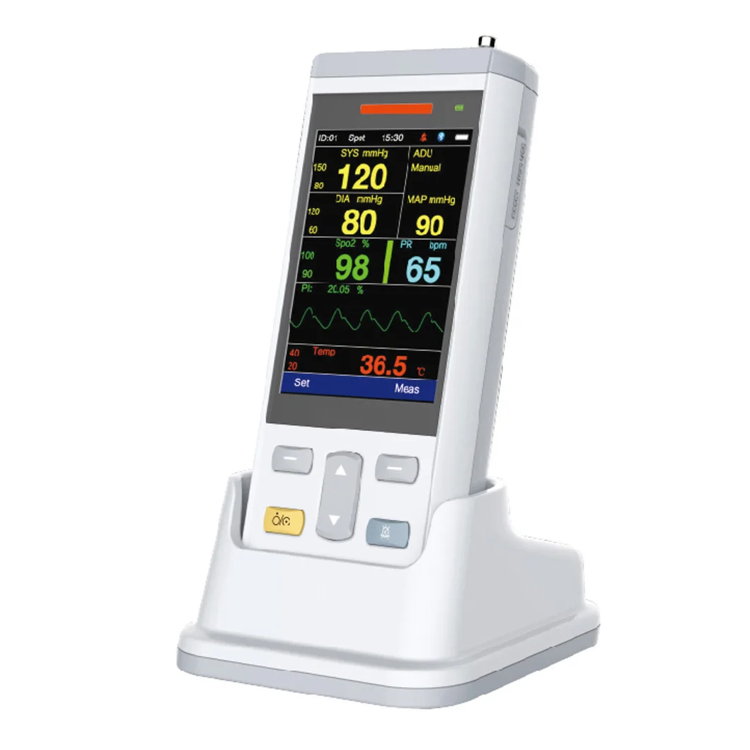 Handheld portable multiparameter equipment Veterinary monitor ETCO2