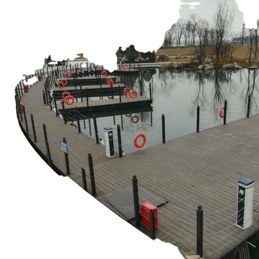 Luxury Recreational Floating dock Aluminum Pontoon Boat dock