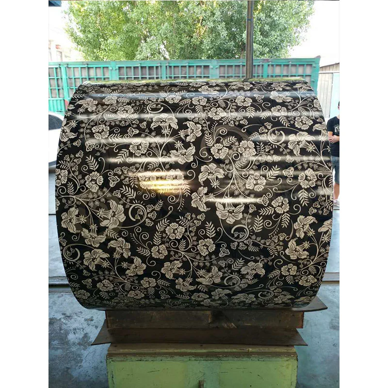 GI/GA/GL/CR/HR/PPGI/PPGL Hot Dipped Color Coated floral designs Galvanized Steel