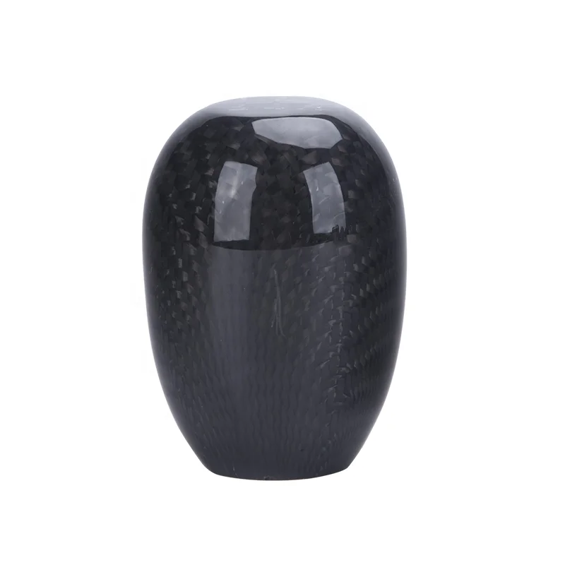 China Factory Made Custom Logo Aluminum Carbon Fiber Gear Shift Knob