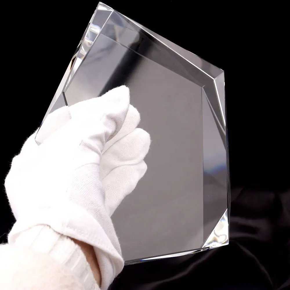 Honor Of Crystal High quality k9 crystal block and glass cube for 3d laser crystal engraving