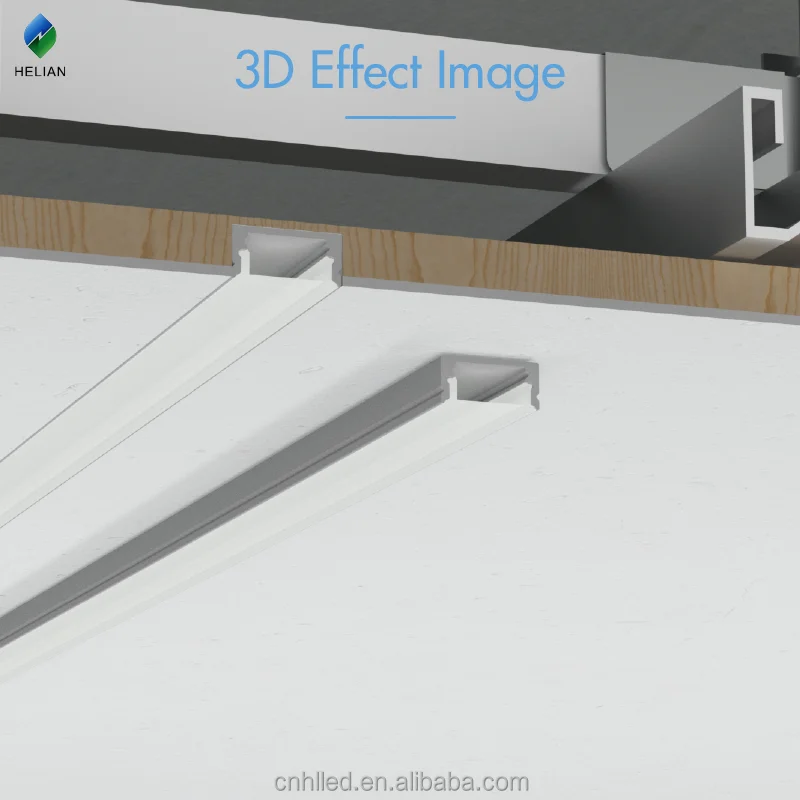 Super Slim Aluminum LED Profile for windows and doors corner