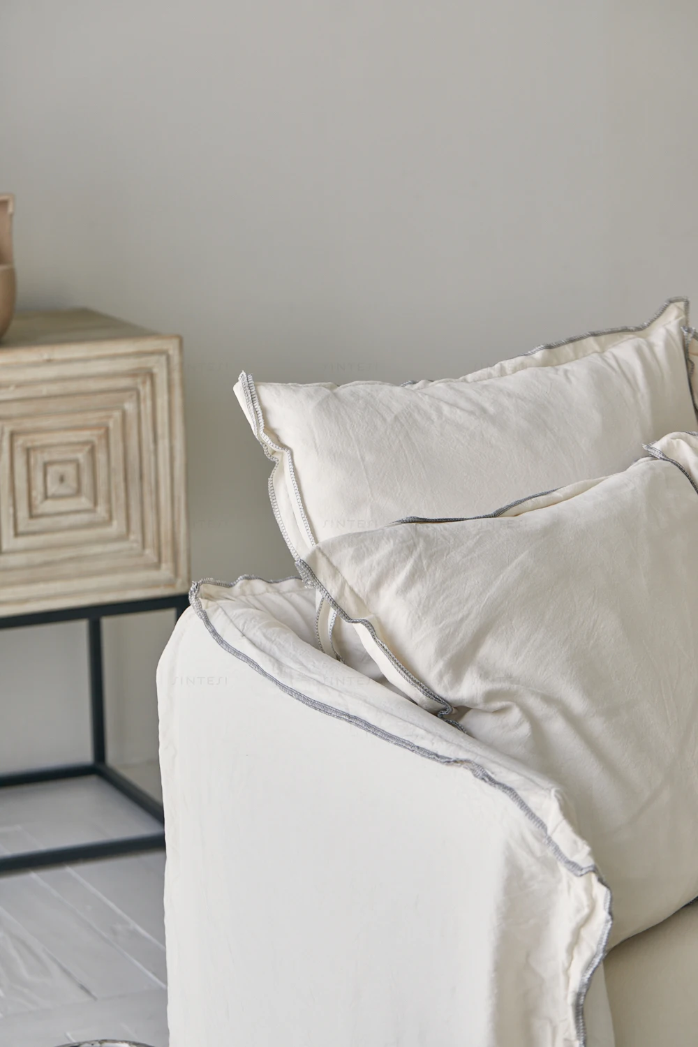 wabi-sabi japandi minimalist furniture living room sofas sleeper cloud sofa nordic sofa set furniture for living room