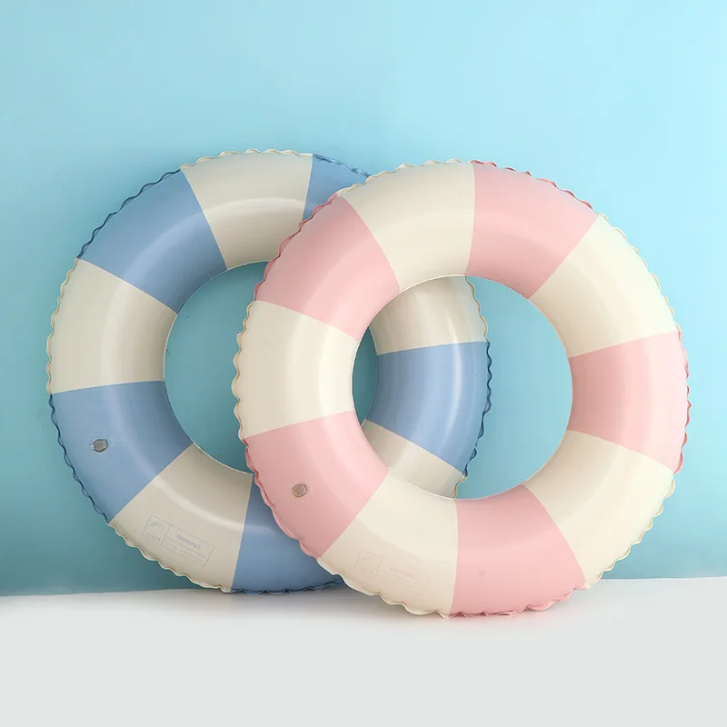 High Quality Inflatable Swimming Ring Floating Round Double Airbag Swimming Ring for Summer Pool