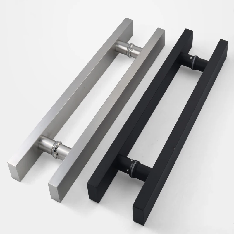 Высококачественная H-образная стеклянная дверь ручка из нержавеющей стали 304