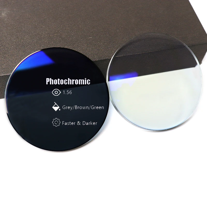Wholesale Optical 1.56 Lens Eyeglass Photochromatic Lenses Eyewear Optical Lenses Photochromic in China