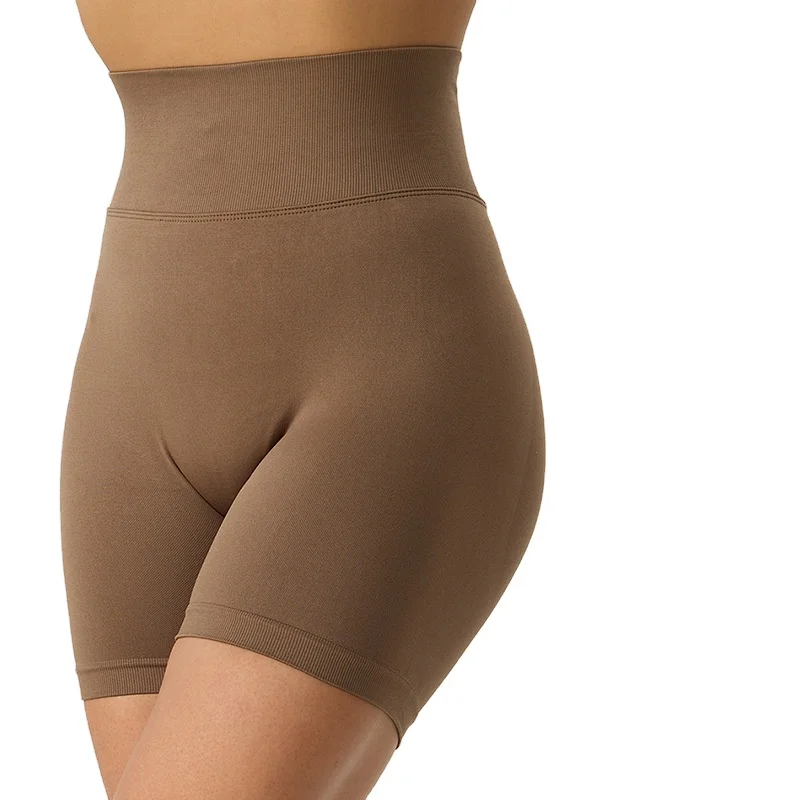 Aoyema womens waxy elastic conjuntos fitness gym gym shorts women leggins para mujer Shorts workout clothing short yoga leggings