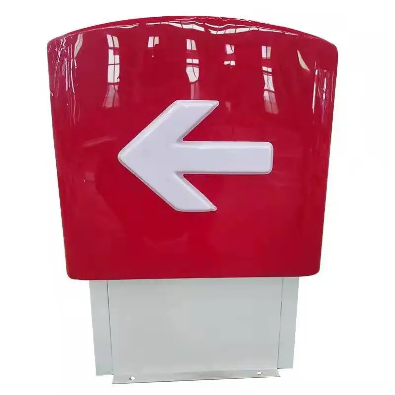 Outdoor display logo light box  advertisement aluminum petrol station pylon sign