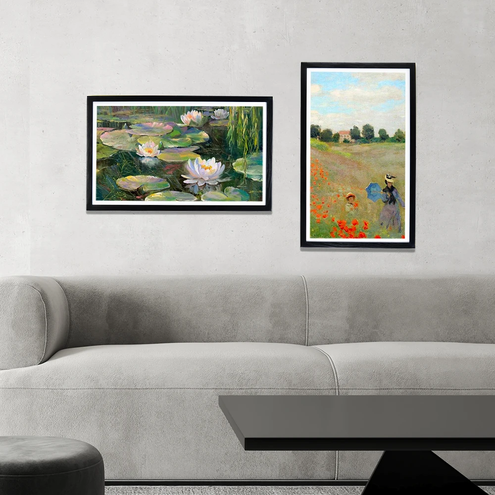 Smart Wifi Digital Photo Frame with App 32 Inch 1920*1080 FHD OEM Clock Wood Large Photo Frame Display Frame Screen 16GB