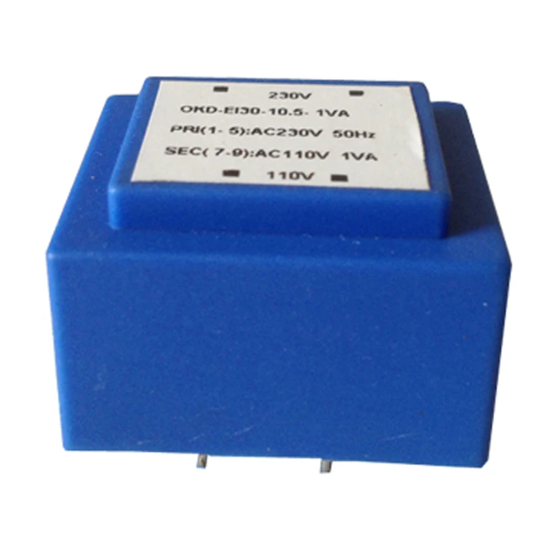 EI 30/12.5 1.2VA Encapsulated Transformer Safety Power Transformer with Ce RoHS TUV