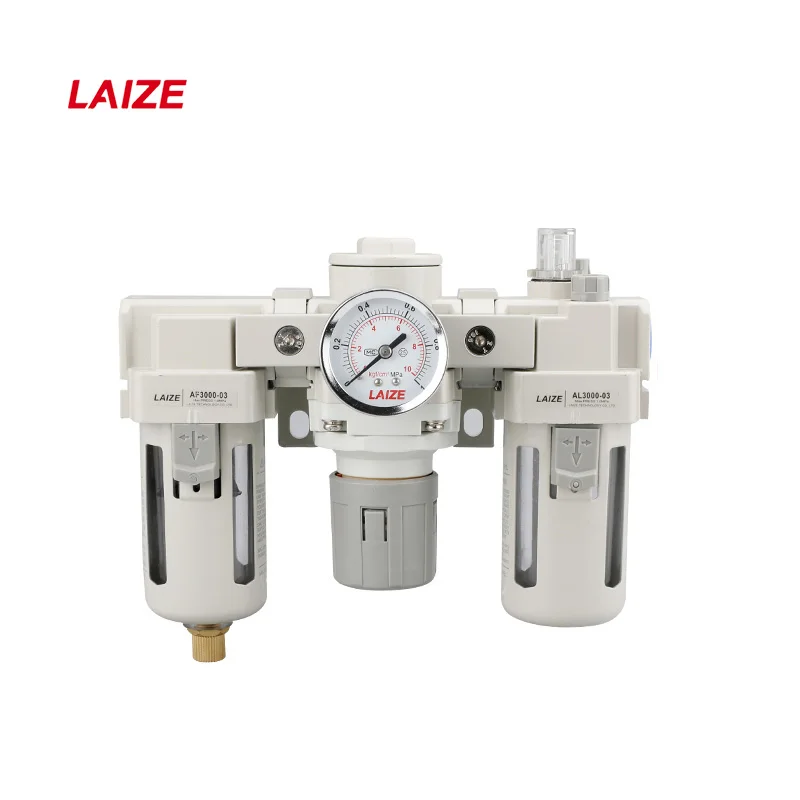 SMC Type AC Series Pneumatic Compressor Air Filter Units Regulator Three unit  FRL Combination Lubricator Pressure Control