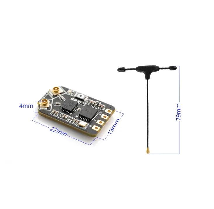 RadioMaster RP3 Diversity ExpressLRS ELRS 2.4GHZ Nano Receiver Dual Antenna for RC Airplane FPV Freestyle Tinywhoop Long Range