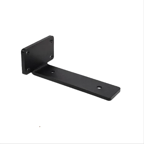 Shelf Bracket Black Coated Metal Arm Bracket Iron Wall Storage Rack High-quality Layer Board Bracket