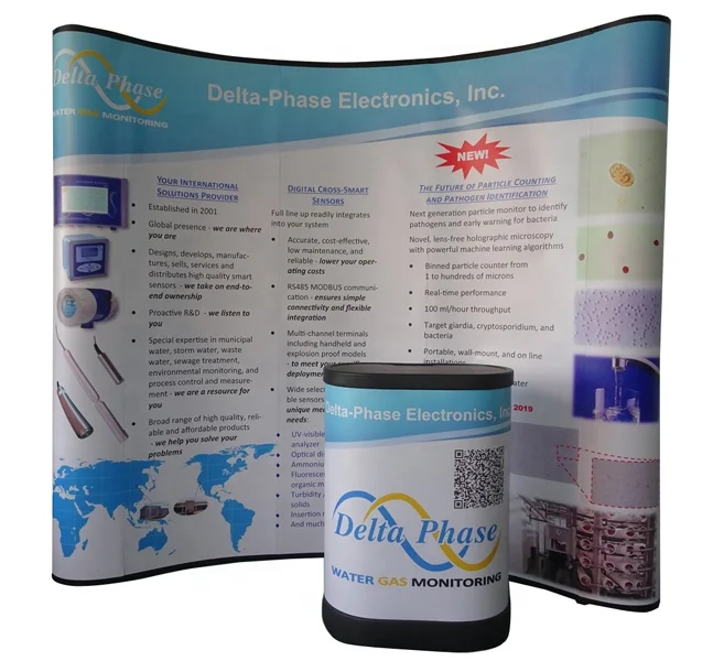 3X3 pop up advertising stand portable aluminium display