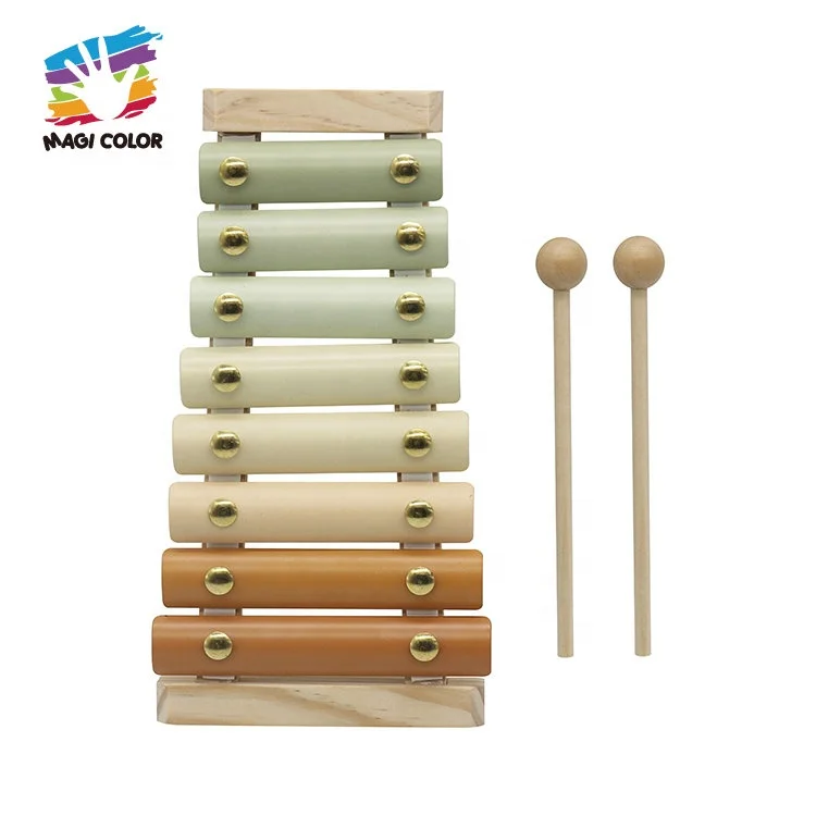Early Learning Percussion Instrument 8 Notes Wooden Xylophone Toy For Kids W07C109