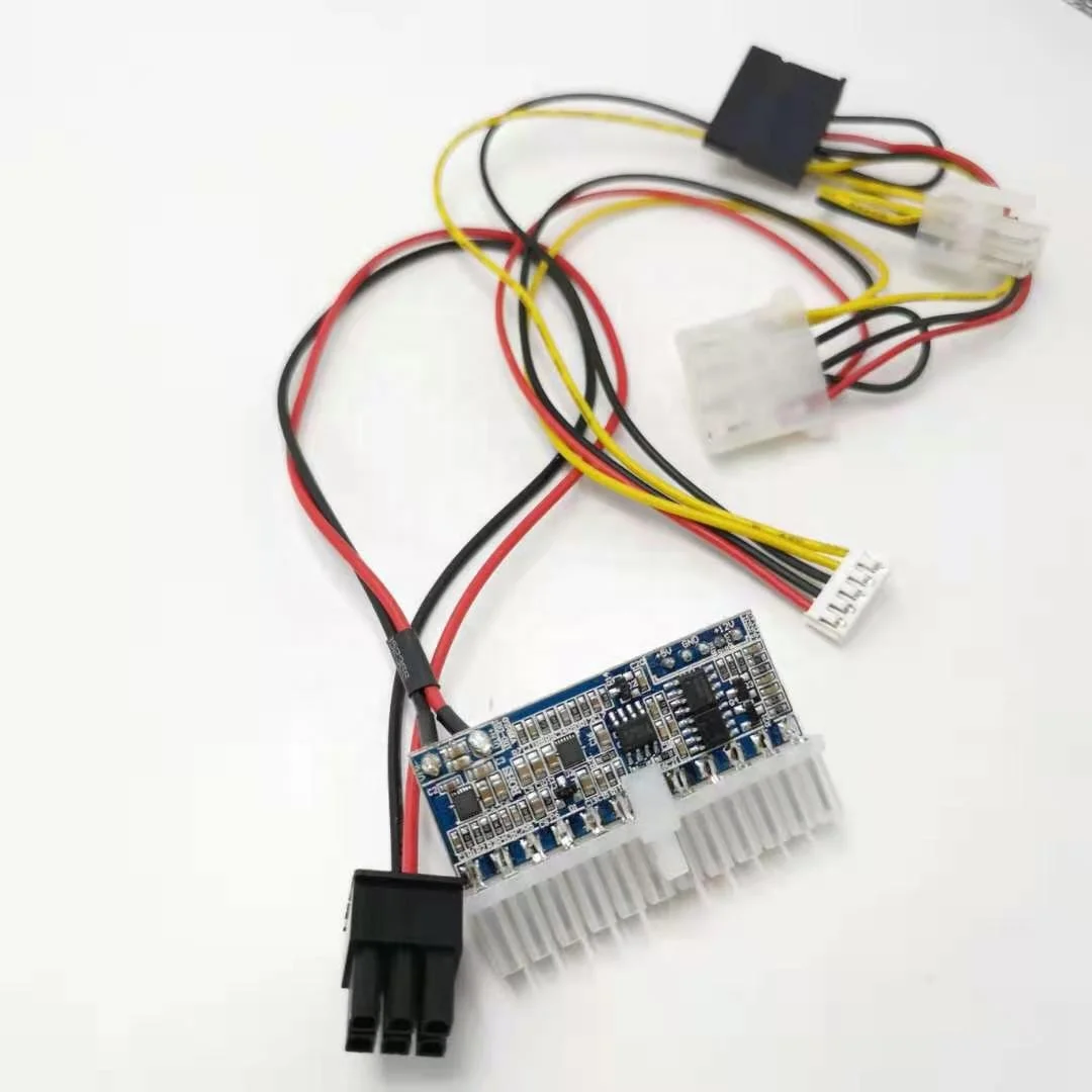 
 PCI-E 6-контактный вход 12 В ATX-160W блок питания 24pin mini-ITX Блок питания PICO BOX PSU для материнской платы станка для майнинга ETH  