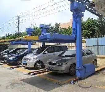 2 Posts Simple Car Parking Lifts/ Hydraulic Car Parking Stacker 2 Levels/ Stereo Garage Vertical Parking